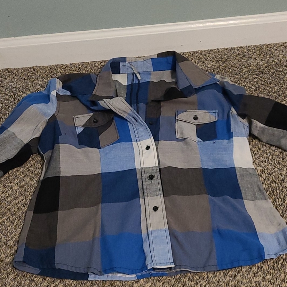 Plaid button up